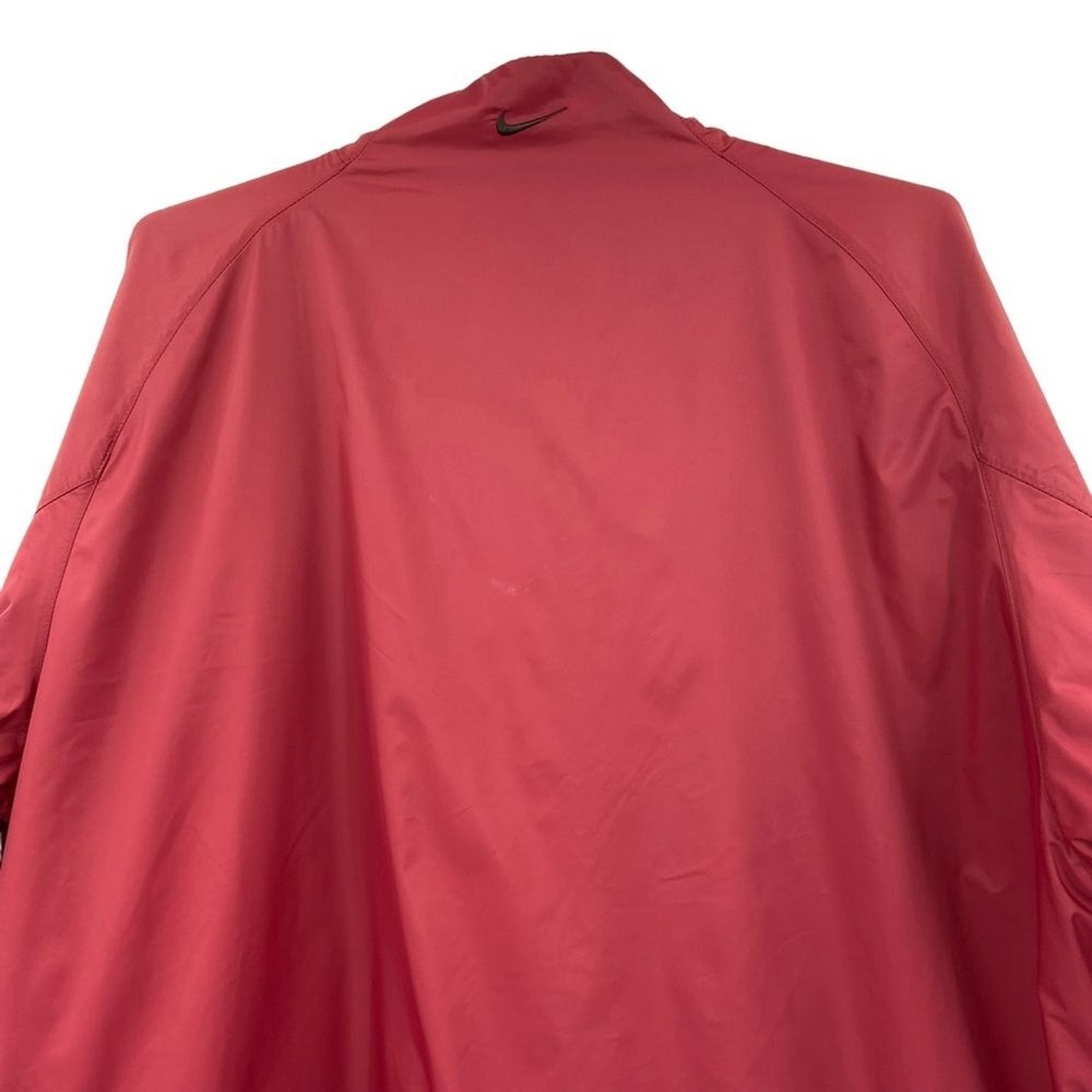 Nike Golf Clima-FIT Mens XXL Quarter Zip Pullover Windbreaker Red Jacket - Picture 4 of 12